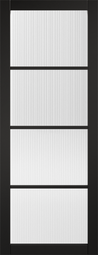 SOHO REEDED GLASS BLACK Pre-finished image