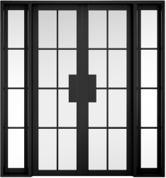 MALVERN W6 BLACK ROOM DIVIDER Pre-finished
