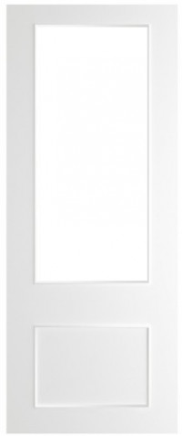 SANDRINGHAM GLAZED FD30 WHITE Primed image