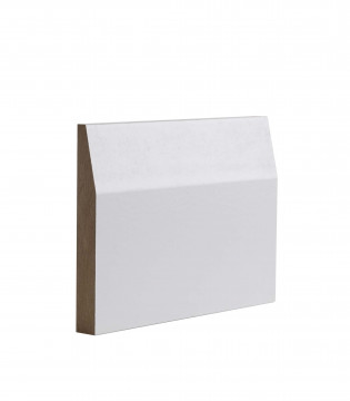 Image of White Primed Half Splayed Skirting