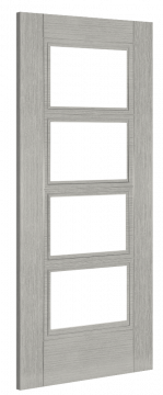 Image of Montreal 4 Glazed light Grey Ash Door