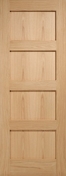 Image of SHAKER 4 PANEL FD30 Pre-finished Oak