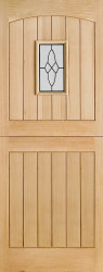 COTTAGE STABLE GLAZED 1L OAK EXTERNAL