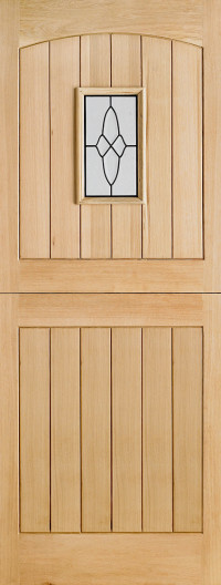 COTTAGE STABLE GLAZED 1L OAK EXTERNAL . image