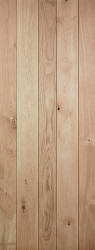 LEDGED & BRACED OAK Unfinished