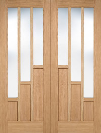 COVENTRY PAIRS Unfinished OAK Clear Glazed image