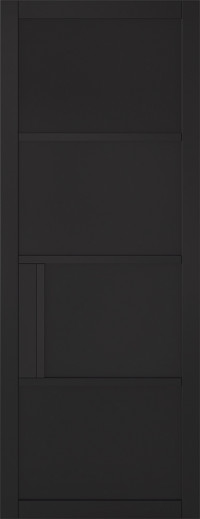 CHELSEA 4P Primed Black Internal Doors image