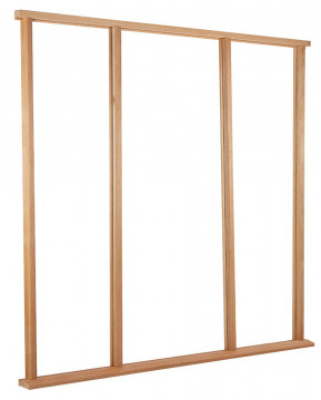 Image of Engineered Hardwood Vestibule Frame Kit unassembled