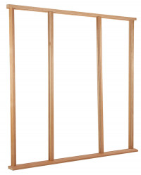 Engineered Hardwood Vestibule Frame Kit unassembled image