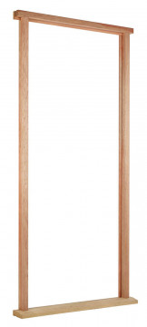 Image of Engineered Hardwood Frame Kit french doors unassembled
