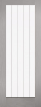 Image of GREY MOULDED TEXTURED VERTICAL GLAZED 1L