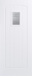 GRP COTTAGE 1L GLAZED WHITE EXTERNAL 