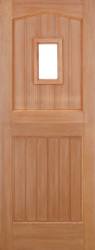 STABLE 1L UNGLAZED ARCHED TOP DOWELLED HARDWOOD EXTERNAL Door
