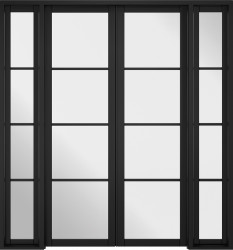 SOHO W6 BLACK ROOM DIVIDER Pre-finished