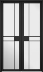 GREENWICH W4 BLACK ROOM DIVIDER Pre-finished