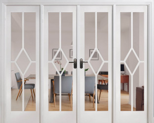 REIMS W8 ROOM DIVIDER PRIME WHITE .                                                                                                                                                                                                                    