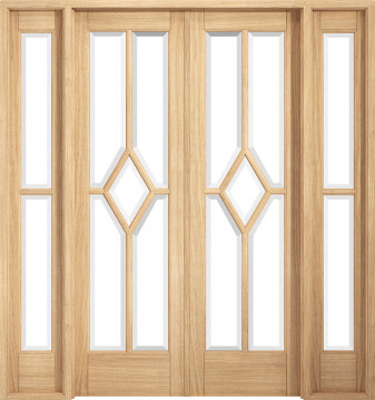 Image of W6 Oak Reims Room Divider