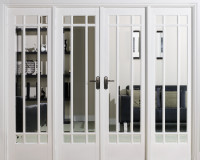 W8 White Manhattan Room Dividers image