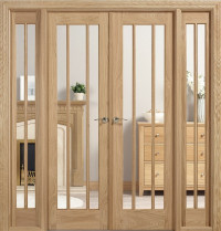 LINCOLN W6 ROOM DIVIDER OAK Unfinished image