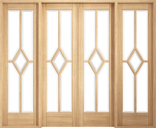 REIMS W8 ROOM DIVIDER OAK Pre-finished