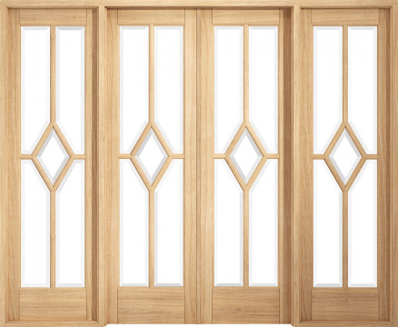 Image of W8 Oak Reims Room Divider