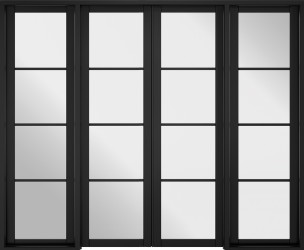 SOHO W8 BLACK ROOM DIVIDER Pre-finished