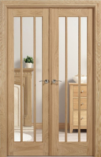 LINCOLN W4 ROOM DIVIDER OAK Unfinished image