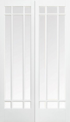 CHESHIRE GLAZED PAIR WHITE Primed