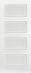 WHITE CONTEMPORARY GLAZED 4L Primed