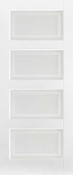 Image of WHITE CONTEMPORARY GLAZED 4L Primed