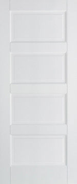 Image of CONTEMPOARY  FIRE DOOR WHITE PRIMED