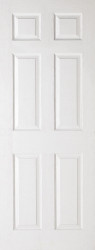 WHITE MOULDED TEXTURED 6P