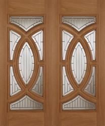 MAJESTIC GLAZED OAK EXTERNAL PAIR Door