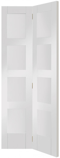 Shaker Glazed Pair White Primed image