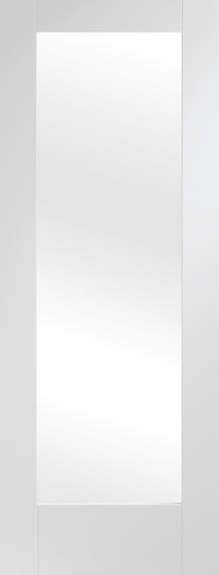 White full glass p10 fire door image