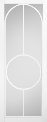BOWERY CLEAR GLAZED  WHITE Primed