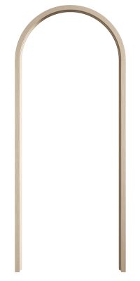 BLONDE OAK CURVED DOOR LINING image