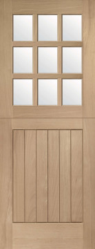 Image of Stratford Stable 9 Light Oak Door