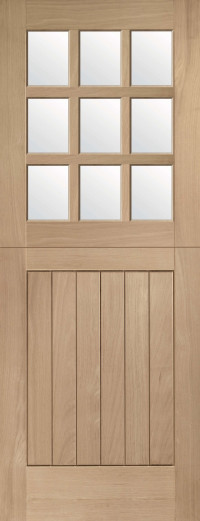 Stratford Stable 9 Light Oak Door image