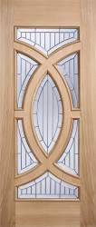 MAJESTIC GLAZED OAK EXTERNAL Door