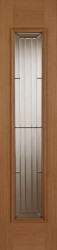 MAJESTIC GLAZED OAK SIDELIGHT