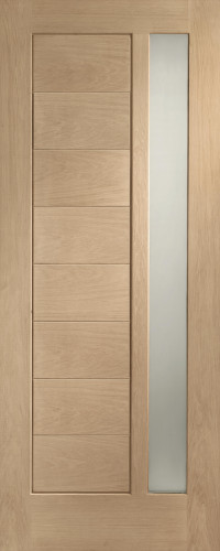 Modena Glazed Engineered Oak Door image
