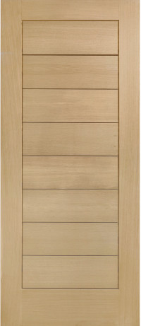 Modena Grooved Engineered Oak Door image