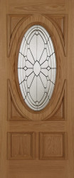 SOVEREIGN GLAZED OAK EXTERNAL Door