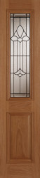 DERBY GLAZED OAK SIDELIGHT