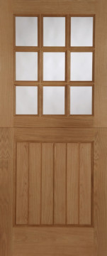 Image of Stable 9 Light Engineered Oak Door