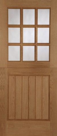 Stable 9 Light Engineered Oak Door image