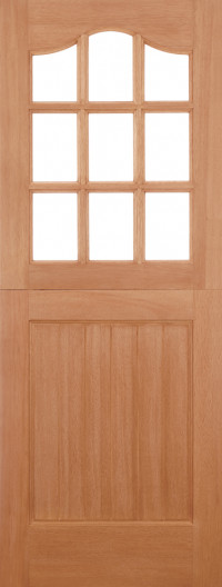 Stable Coathanger 9 Light Hardwood Door image