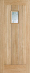 Stratford Fused Glass Engineered Oak Door