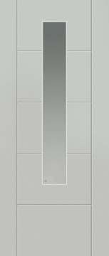 Image of Tigris Glazed Extreme Prefinished White Door